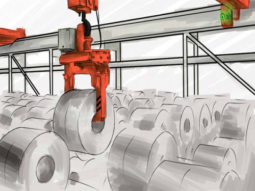 QD型自動(dòng)伸縮夾具橋式起重機(jī)