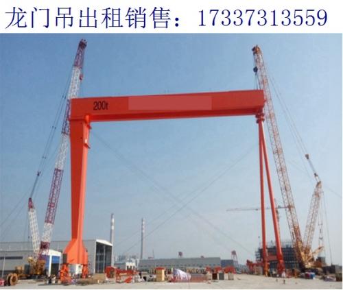 山西太原龍門(mén)吊廠家 關(guān)于門(mén)式起重機(jī)的安裝事項(xiàng)