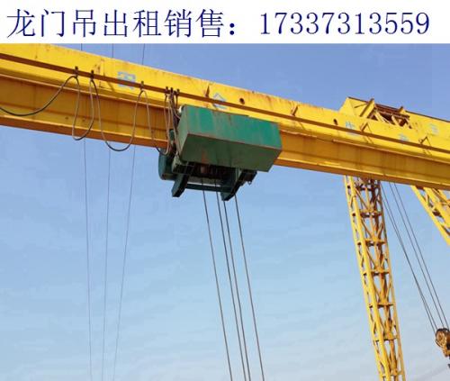 四川成都龍門吊廠家 門式起重機(jī)安裝不妥的危害