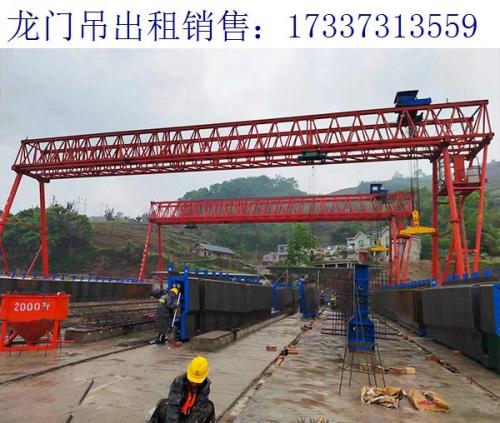 山西呂梁100噸龍門吊傳動(dòng)機(jī)構(gòu)的維護(hù)